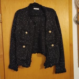 Never worn Zara Knit blazer jacket